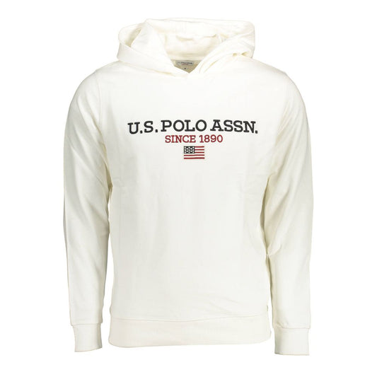 U.S. POLO ASSN. White Cotton Men's Sweatshirt