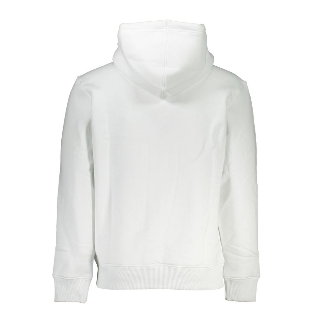 Calvin Klein White Cotton Men's Sweater with Hood
