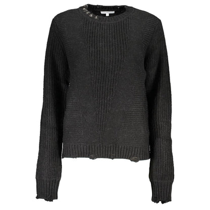 Patrizia Pepe Black Fabric Sweater