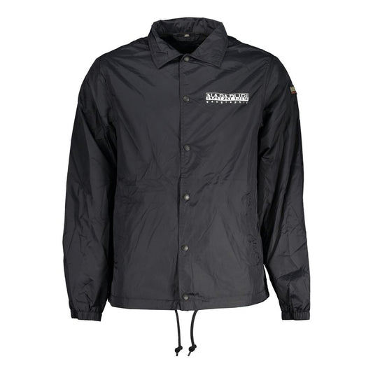 Napapijri Black Polyester Men Jacket