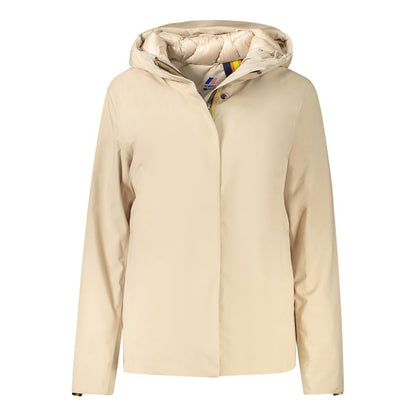 K-WAY Beige Polyester Woman Jacket