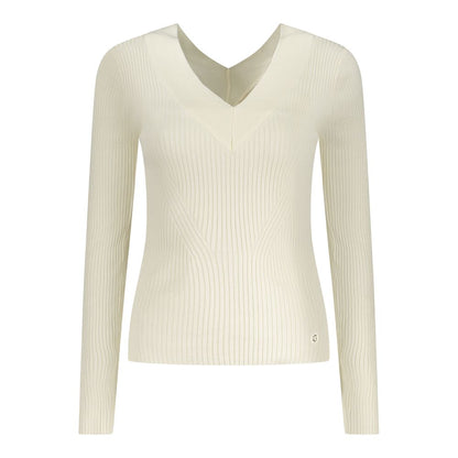 Guess Jeans White Viscose Sweater