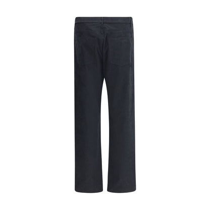 Moschino Black Cotton Casual Pants