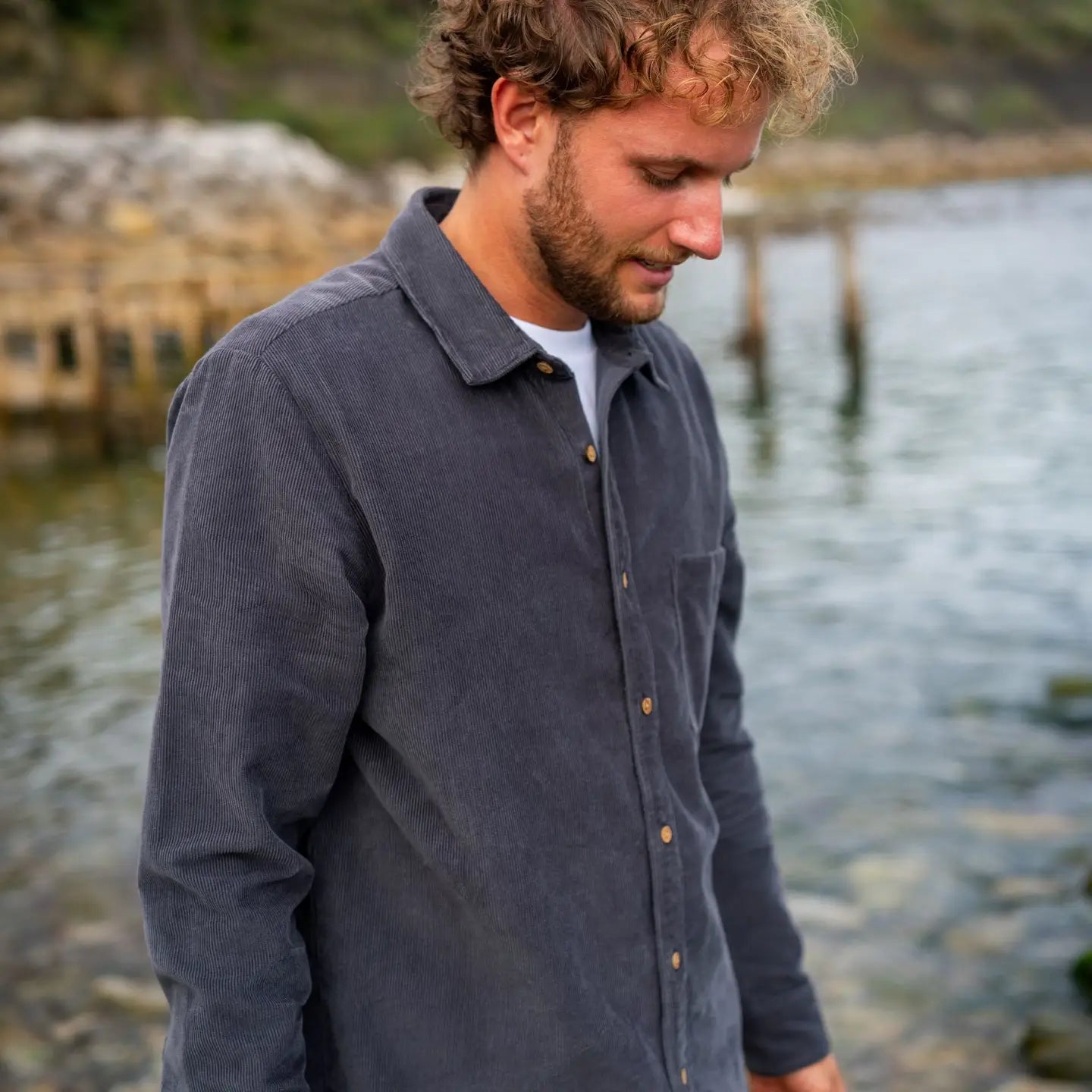 Men's Forester Corduroy Shirt Evergreen