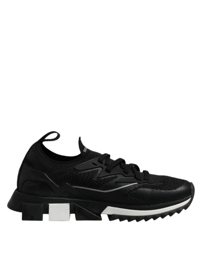 Dolce & Gabbana Black SORRENTO Lace Up Men Sneakers Shoes