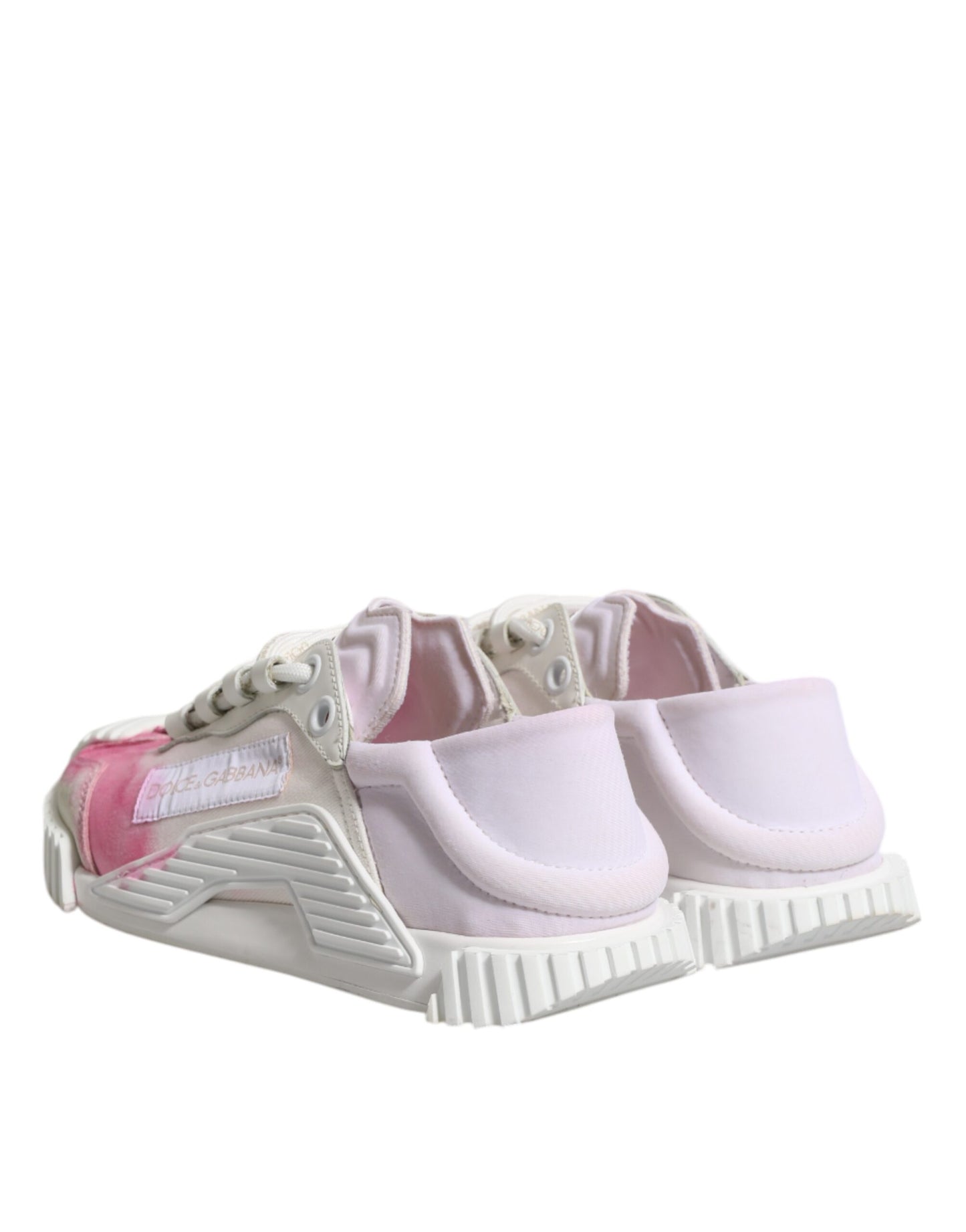 Dolce & Gabbana White NS1 Lace Up Low Top Sneakers Shoes