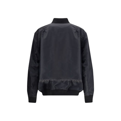 Sacai Black Nylon Bomber
