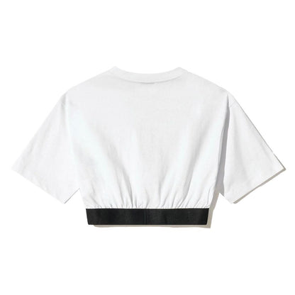 Comme Des Fuckdown White Cotton Women T-Shirt