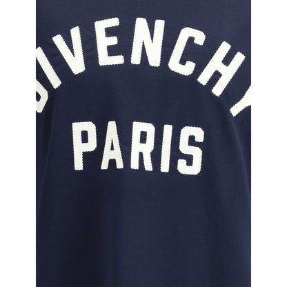 Givenchy Blue Cotton T-Shirt