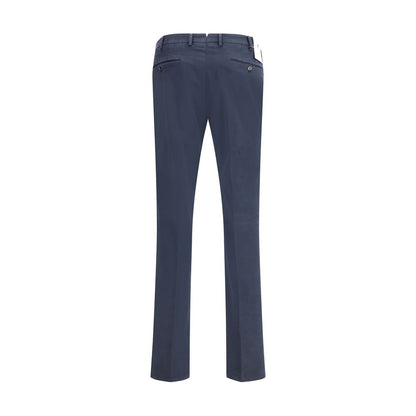 PT Torino Blue Elastane Casual Pants