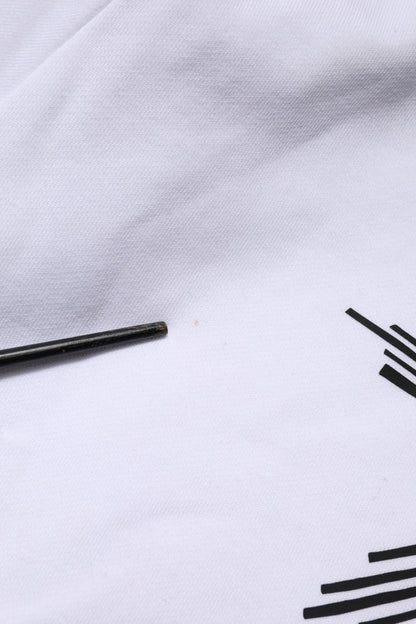 Dolce & Gabbana White Sacred Heart Hooded Sweatshirt Sweater