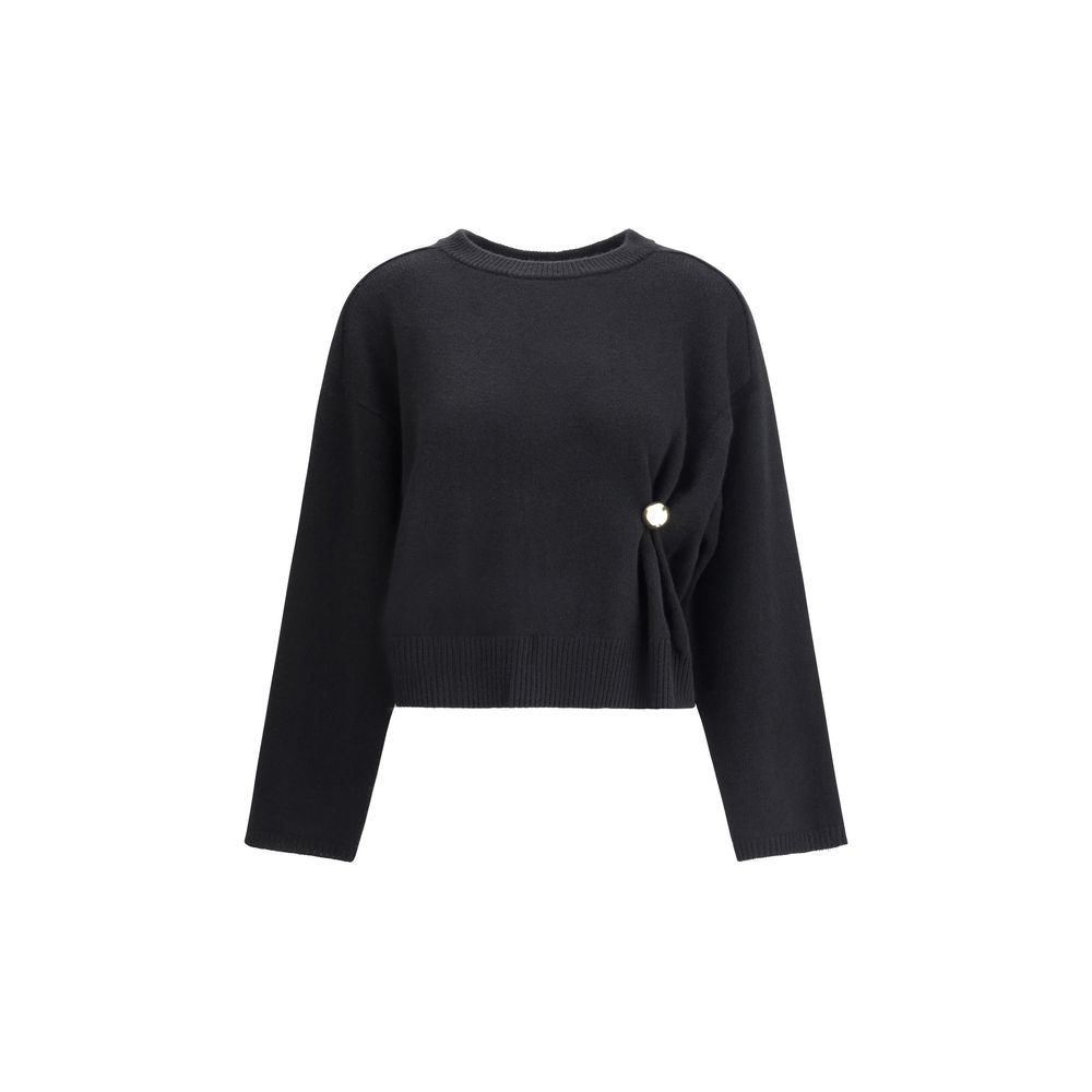 Loulou De Saison Black Wool Sweatshirt