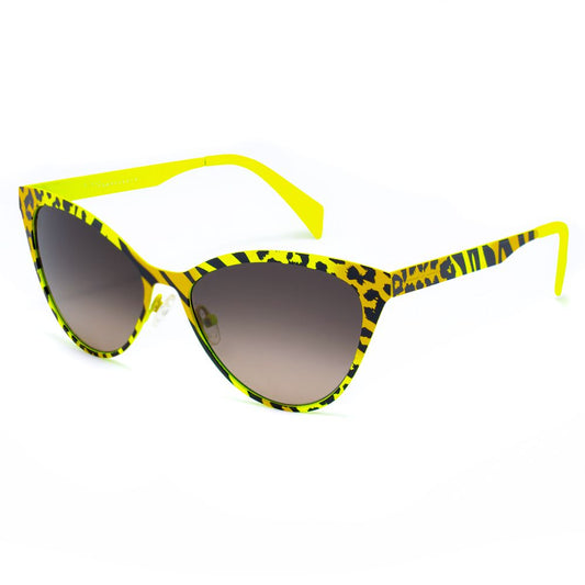 Italia Independent Yellow Metal Sunglasses