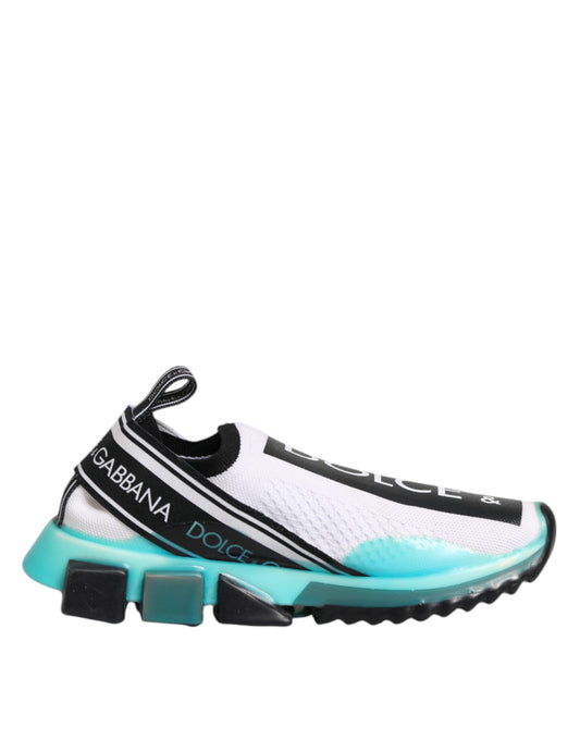 Dolce & Gabbana White Sorrento Slip On Low Top Sneakers Shoes