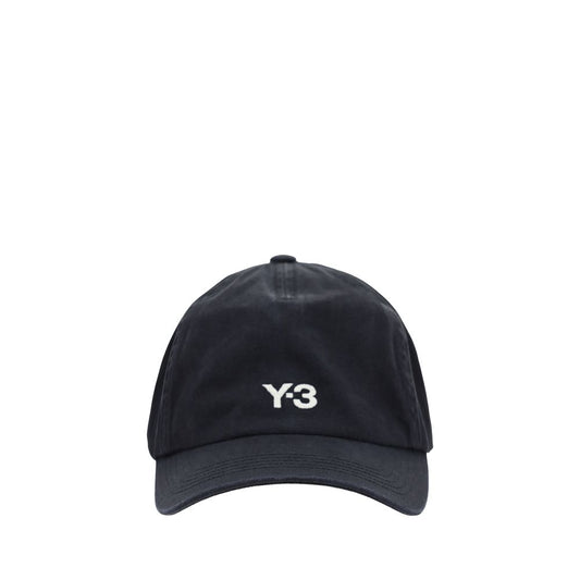 Y-3 Black Cotton Cap (Baseball Hat)