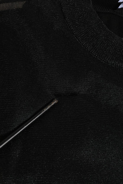 Dolce & Gabbana Black Polyester Pullover Sweatshirt Sweater