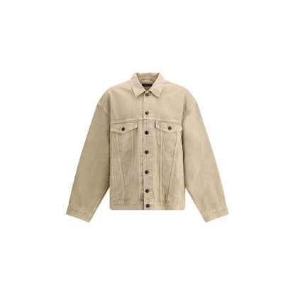 Balenciaga Beige Cotton Denim Jacket
