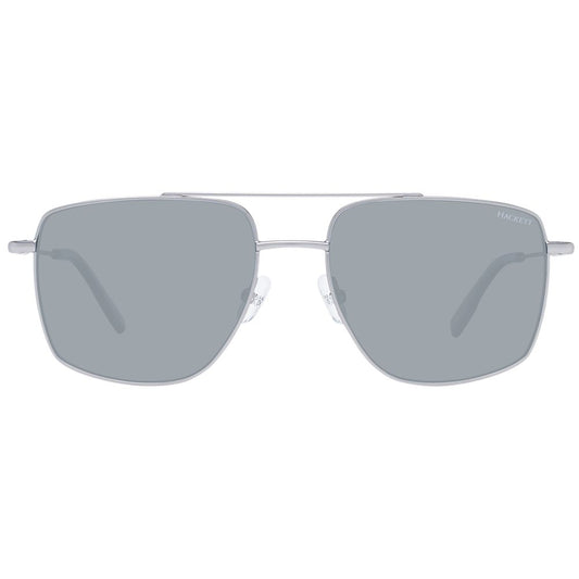 Hackett Gray Metal Sunglasses