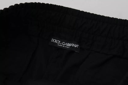 Dolce & Gabbana Black Jogger Wool Jogging Trouser