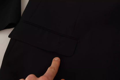 Domenico Tagliente Blue Polyester Single Breasted Formal 2 Piece Suit