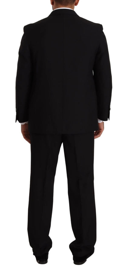 Domenico Tagliente Blue Polyester Single Breasted Formal 2 Piece Suit