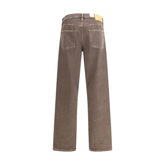 Sunflower Brown Cotton Relaxed Fit Jeans