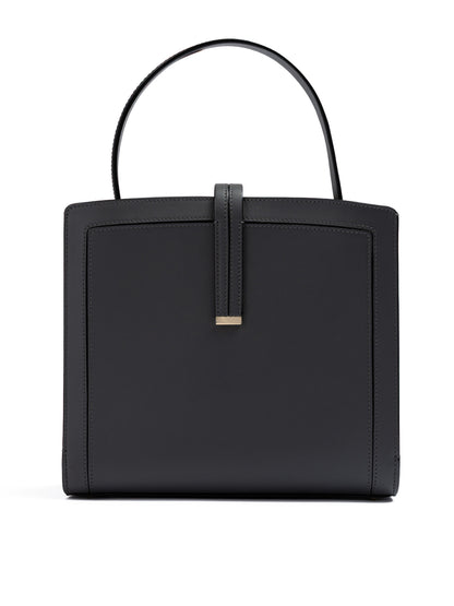 Giada Anthracite Leather Shoulder Bag