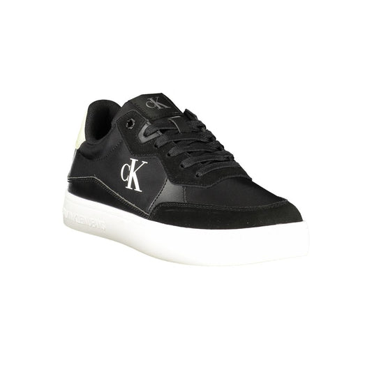 Calvin Klein Black Leather Men Sneaker
