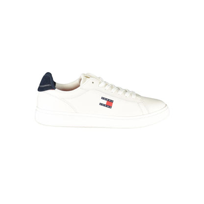 Tommy Hilfiger White Leather Men Sneaker