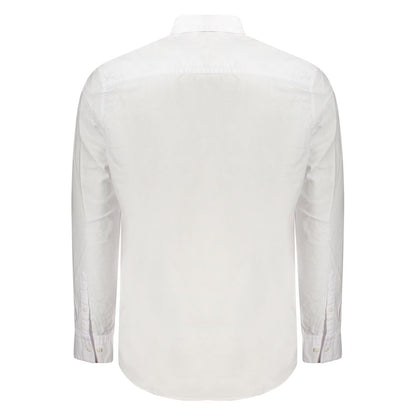 Calvin Klein White Cotton Men Shirt