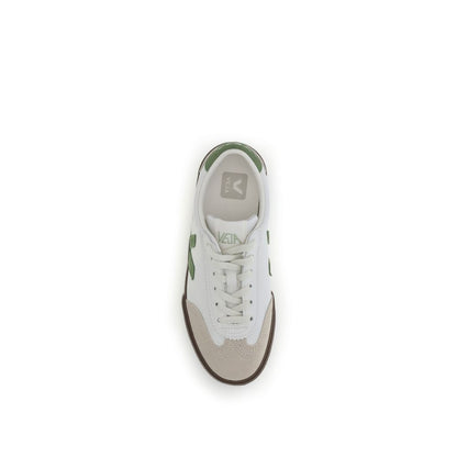 Veja White Leather Low Top Sneakers