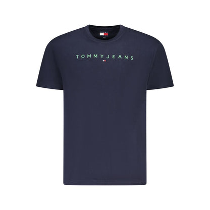 Tommy Hilfiger Blue Cotton Men T-Shirt