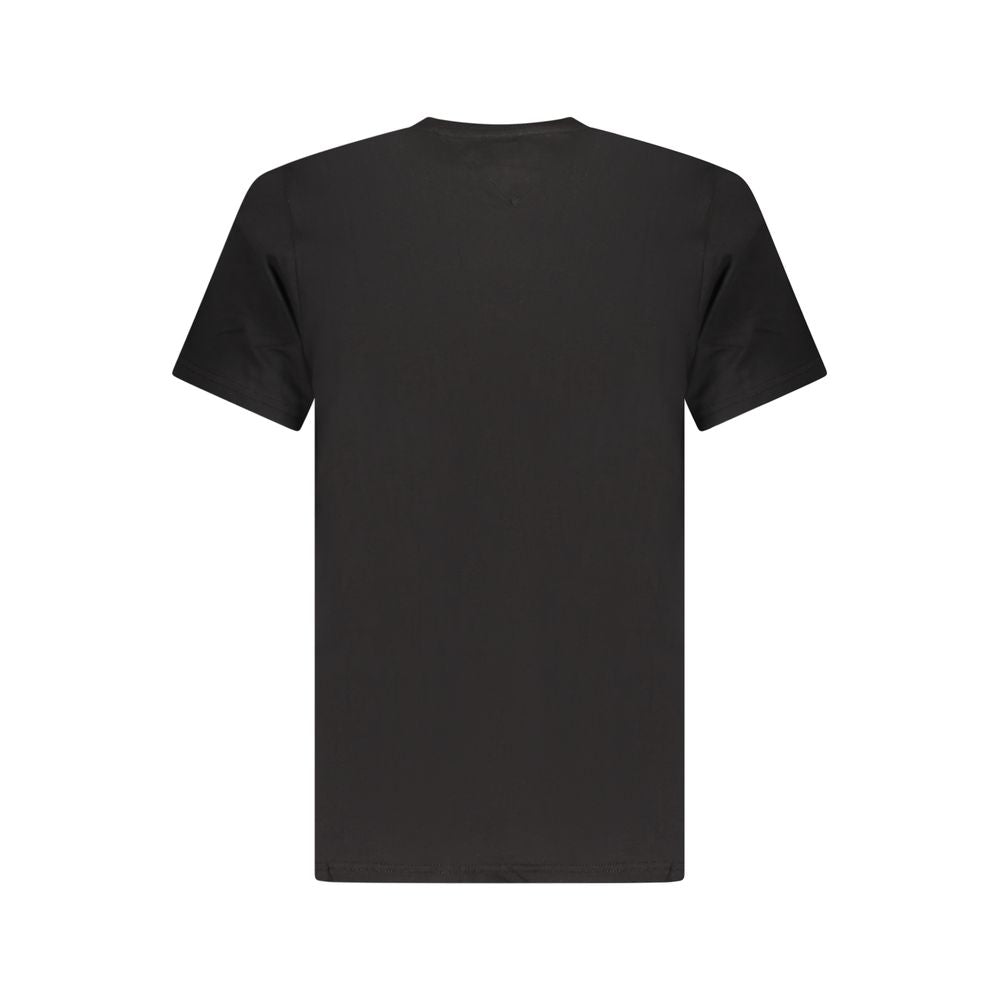 Tommy Hilfiger Black Cotton Men T-Shirt