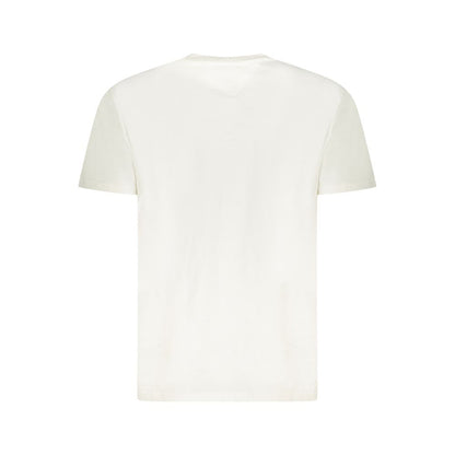 Tommy Hilfiger White Cotton Men T-Shirt