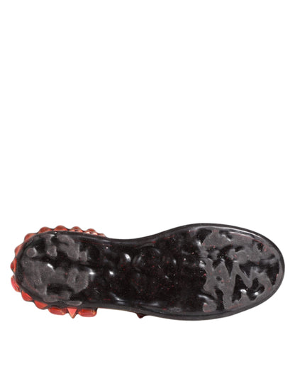 Dolce & Gabbana Multicolor Portofino Low Top Sneakers Shoes