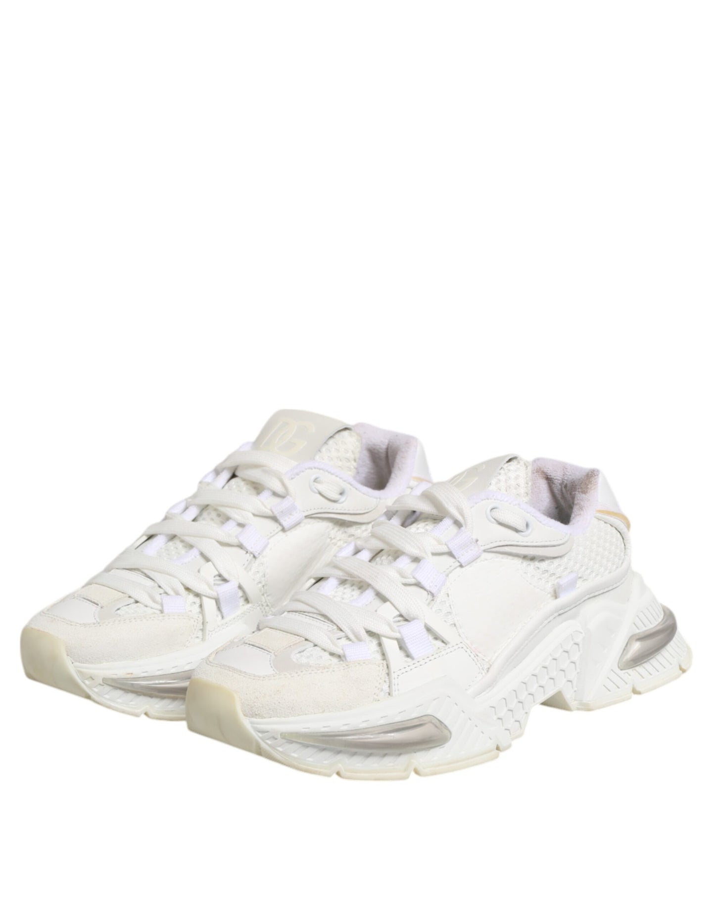 Dolce & Gabbana Airmaster White Women Low Top Sneakers Shoes