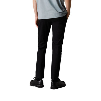 Calvin Klein Jeans Black Recycled Cotton Chino Pants