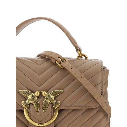 PINKO Brown Calf Leather Bos Taurus Wallet