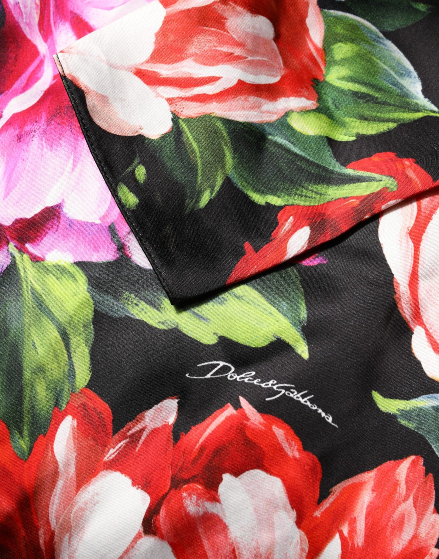 Dolce & Gabbana Black Floral Fiori Pittorici Mini Bodycon Dress