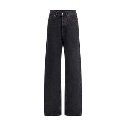 Saint Laurent Black Cotton Slim Fit Jeans