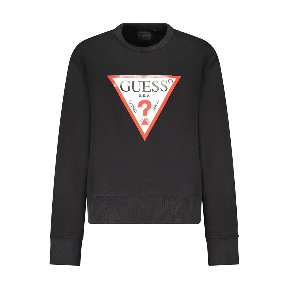 Guess Jeans Black Cotton Women Sweater