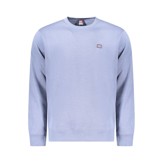 Norway 1963 Blue Cotton Men Sweater