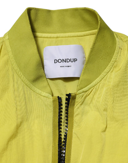 Dolce & Gabbana Yellow Polyamide Zipper Bomber Women’s Jacket