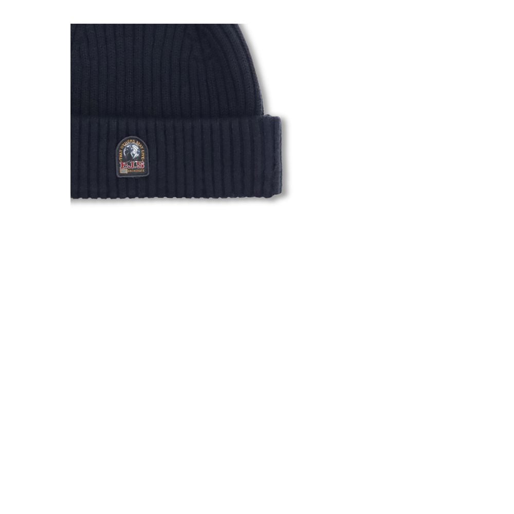 Parajumpers Black Merino Wool Beanie