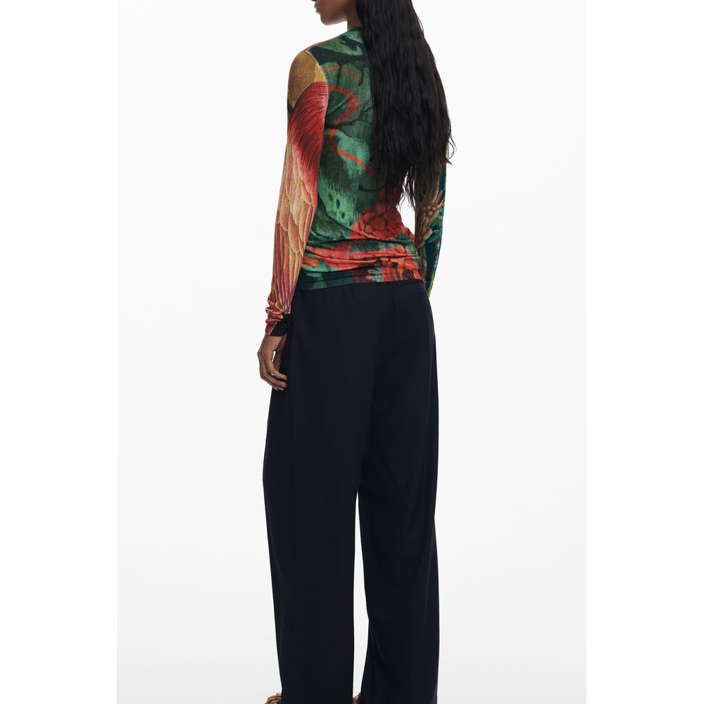 Desigual Green Viscose Women Sweater