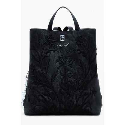 Desigual Black Polyethylene Women Backpack