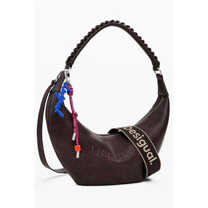 Desigual Brown Polyethylene Women Handbag