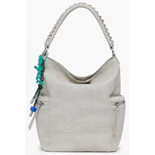 Desigual Beige Polyethylene Women Backpack