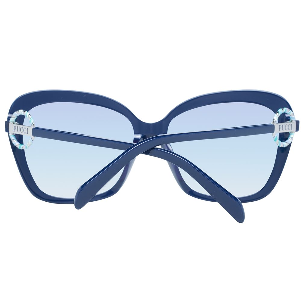 Emilio Pucci Blue Plastic Sunglasses