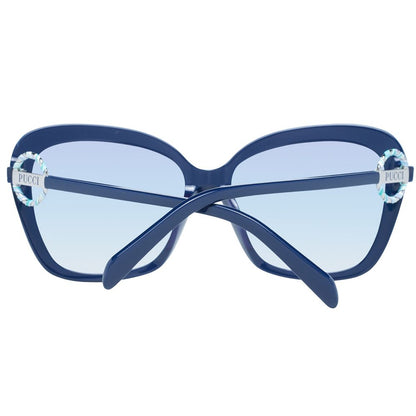 Emilio Pucci Blue Plastic Sunglasses